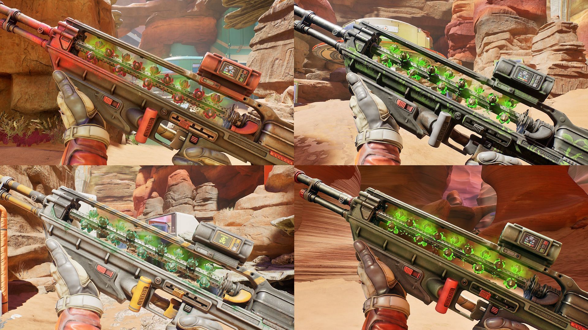 Weapon variants in Splitgate 2 (Image via 1047 Games)